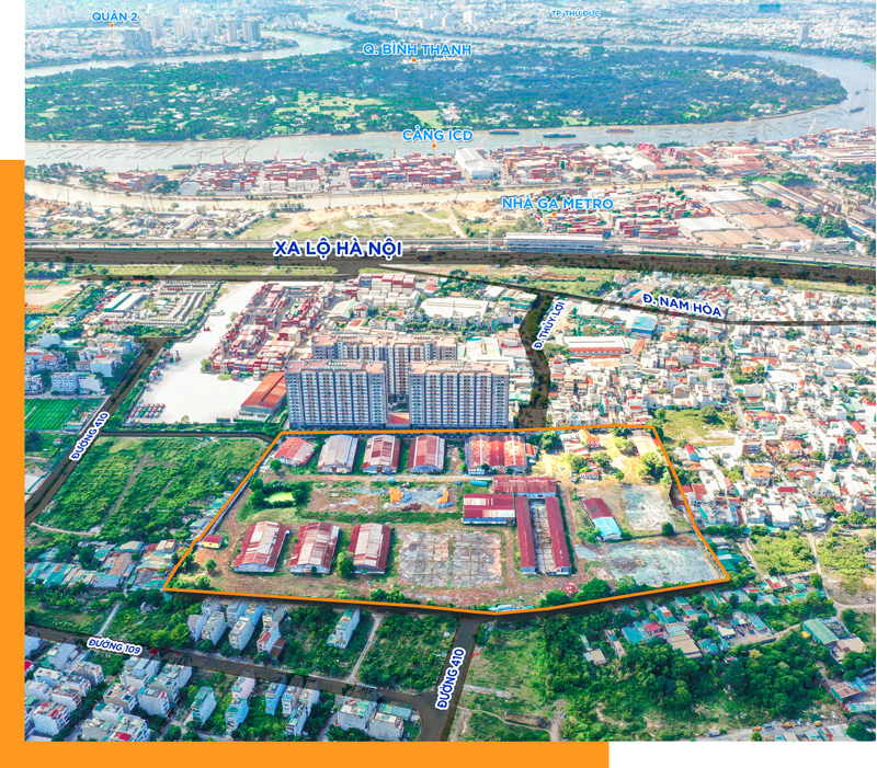 Mặt bằng 7.3Ha - đường Thủy Lợi, cách QL1A - 400m